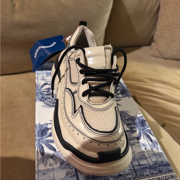 FARM Rio Shoes - Farm Rio Ivory Apolo Sneaker